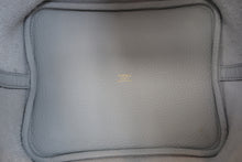 Load image into Gallery viewer, HERMES PICOTIN LOCK MM Clemence leather Blue pale Z Engraving Hand bag 800010065
