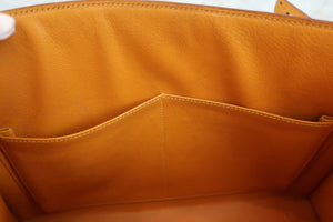 HERMES／エルメス ケリー32 クシュベル ジョーヌ 〇W刻印 ショルダーバッグ 700080175