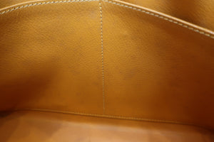 HERMES／エルメス ケリー32 クシュベル ジョーヌ 〇W刻印 ショルダーバッグ 700080175