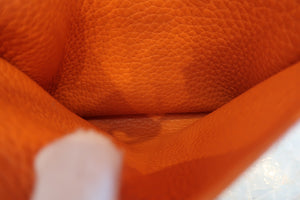 HERMES LINDY 34 Clemence leather Orange □L刻印 Shoulder bag 700060003