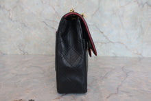 将图片加载到图库查看器，CHANEL/香奈儿 CF 拼色 链条 肩背包 羊皮 Black/Red/Gold hadware(黑色/红色/金色金属) 肩背包 800040047
