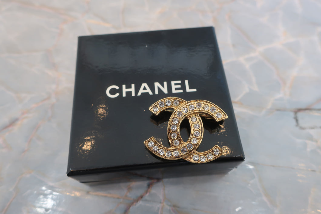 CHANEL/香奈儿 经典双C 胸针 镀金 Gold(金色) 胸针 600050094