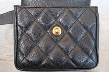 画像をギャラリービューアに読み込む, CHANEL/シャネル マトラッセウエストバッグ キャビアスキン ブラック/ゴールド金具 ウエストバッグ 700110020
