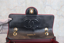 将图片加载到图库查看器，CHANEL/香奈儿 CF 拼色 链条 肩背包 羊皮 Black/Red/Gold hadware(黑色/红色/金色金属) 肩背包 800040047
