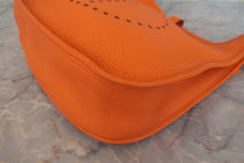 Load image into Gallery viewer, HERMES EVELYNE 3PM Clemence leather Orange □P Engraving Shoulder bag 800080193
