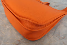 Load image into Gallery viewer, HERMES EVELYNE 3PM Clemence leather Orange □P Engraving Shoulder bag 800080193
