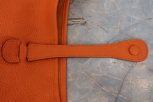 Load image into Gallery viewer, HERMES EVELYNE 3PM Clemence leather Orange □P Engraving Shoulder bag 800080193
