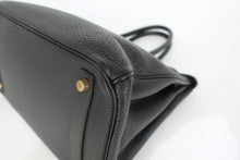 将图片加载到图库查看器，HERMES BIRKIN 30 Togo leather Black □I刻印 Hand bag 800100062
