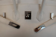 将图片加载到图库查看器，HERMES BIRKIN 35 Swift leather White □N刻印 Hand bag 600120196
