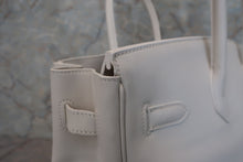 将图片加载到图库查看器，HERMES BIRKIN 35 Swift leather White □N刻印 Hand bag 600120196
