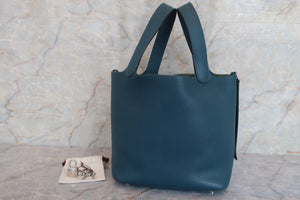 HERMES PICOTIN LOCK TOUCH MM Clemence leather/Swift leather Colvert T刻印 Hand bag 600060118