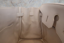 将图片加载到图库查看器，HERMES BIRKIN 35 Swift leather White □N刻印 Hand bag 600120196
