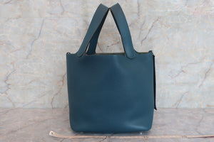 HERMES PICOTIN LOCK TOUCH MM Clemence leather/Swift leather Colvert T刻印 Hand bag 600060118