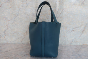 HERMES PICOTIN LOCK TOUCH MM Clemence leather/Swift leather Colvert T刻印 Hand bag 600060118