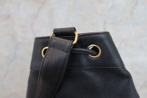 CHANEL CC mark One shoulder Caviar skin Black/Gold hadware Shoulder bag 600060015