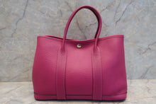 Load image into Gallery viewer, HERMES GARDEN PARTY TPM Country leather Rose purple Y Engraving Tote bag 600100096
