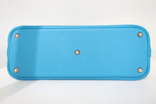 将图片加载到图库查看器，HERMES BOLIDE 27 Epsom leather Blue zanzibar A刻印 Shoulder bag 800100088
