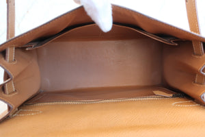 HERMES／エルメス ケリー28 クシュベル ナチュラル ハンドバッグ 700050287