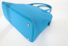 将图片加载到图库查看器，HERMES BOLIDE 27 Epsom leather Blue zanzibar A刻印 Shoulder bag 800100088
