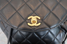 画像をギャラリービューアに読み込む, CHANEL/シャネル マトラッセチェーンリュック ラムスキン ブラック/ゴールド金具 リュック 800040022
