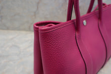 Load image into Gallery viewer, HERMES GARDEN PARTY TPM Country leather Rose purple Y Engraving Tote bag 600100096
