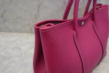 Load image into Gallery viewer, HERMES GARDEN PARTY TPM Country leather Rose purple Y Engraving Tote bag 600100096
