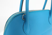 将图片加载到图库查看器，HERMES BOLIDE 27 Epsom leather Blue zanzibar A刻印 Shoulder bag 800100088
