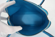 将图片加载到图库查看器，HERMES BOLIDE 27 Epsom leather Blue zanzibar A刻印 Shoulder bag 800100088
