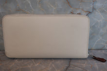 将图片加载到图库查看器，HERMES Azapp Long Silkin Epsom leather/Silk Craie X刻印 Wallet 600060130
