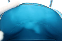 将图片加载到图库查看器，HERMES BOLIDE 27 Epsom leather Blue zanzibar A刻印 Shoulder bag 800100088
