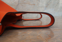Load image into Gallery viewer, HERMES PICOTIN LOCK PM Clemence leather Orange poppy A Engraving Hand bag 700050225

