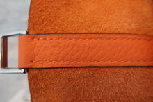 Load image into Gallery viewer, HERMES PICOTIN LOCK PM Clemence leather Orange poppy A Engraving Hand bag 700050225
