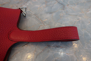 HERMES／エルメス ピコタンロックＰＭ トリヨンクレマンス ルージュカザック A刻印 ハンドバッグ 700070138
