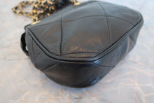 Load image into Gallery viewer, CHANEL CC mark fringe chain shoulder bag Lambskin Black/Gold hadware Shoulder bag 700090244
