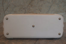 Load image into Gallery viewer, HERMES BOLIDE 35 Toile H/Clemence leather Beige/White □E Engraving Shoulder bag 700120112
