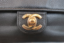 Load image into Gallery viewer, CHANEL Border Stitch chain shoulder bag Caviar skin Black/Gold hadware Shoulder bag 800080132
