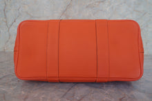 Load image into Gallery viewer, HERMES  GARDEN PARTY PM Country leather Orange poppy □R Engraving Tote bag 800010082
