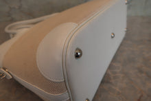 Load image into Gallery viewer, HERMES BOLIDE 35 Toile H/Clemence leather Beige/White □E Engraving Shoulder bag 700120112
