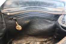 Load image into Gallery viewer, CHANEL CC mark fringe chain shoulder bag Lambskin Black/Gold hadware Shoulder bag 700090244

