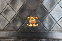 将图片加载到图库查看器，CHANEL/香奈儿 CF 双盖 链条包 羊皮 Black/Gold hadware(黑色/金色金属) 肩背包 800070077
