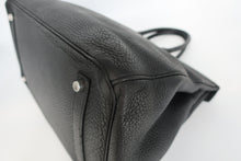 将图片加载到图库查看器，HERMES BIRKIN 35 Togo leather Black □R刻印 Hand bag 800100081
