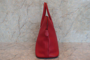 HERMES／エルメス ボリード35 クシュベル ルージュヴィフ 〇W刻印 ショルダーバッグ 700080111