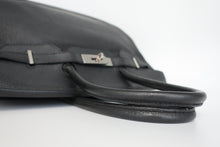 将图片加载到图库查看器，HERMES BIRKIN 35 Togo leather Black □R刻印 Hand bag 800100081
