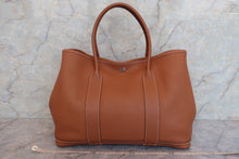 将图片加载到图库查看器，HERMES GARDEN PARTY PM Negonda leather Gold □O刻印 Tote bag 600060177
