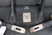 将图片加载到图库查看器，HERMES BIRKIN 35 Togo leather Black □R刻印 Hand bag 800100081
