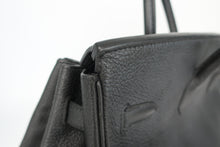 将图片加载到图库查看器，HERMES BIRKIN 35 Togo leather Black □R刻印 Hand bag 800100081
