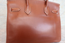 将图片加载到图库查看器，HERMES BIRKIN 30 Graine Lisse leather Noisette □F刻印 Hand bag 600090292
