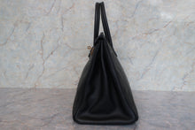 画像をギャラリービューアに読み込む, HERMES／エルメス バーキン35 アルデンヌ ブラック □D刻印 ハンドバッグ 800010127
