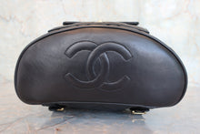 Load image into Gallery viewer, CHANEL Matelasse chain back pack Lambskin Black/Gold hadware Back pack 800080227
