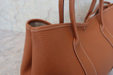 Load image into Gallery viewer, HERMES GARDEN PARTY PM Negonda leather Gold □O Engraving Tote bag 600060177
